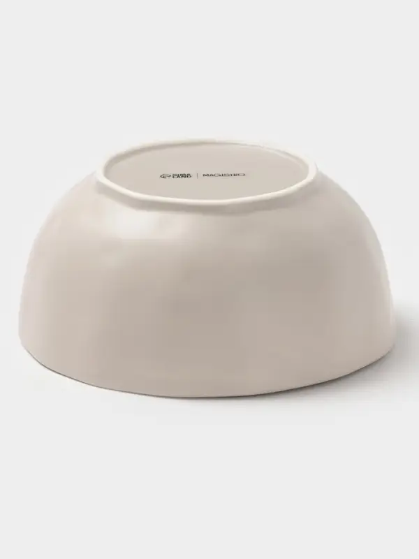 Салатник Magistro Potter, 1.2 л, d=17.4, фарфор, светло-серый