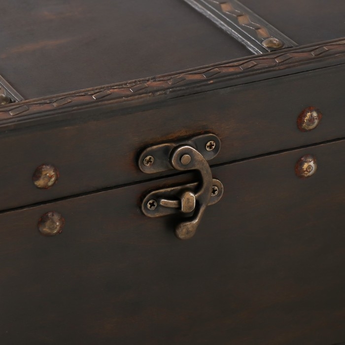 Шкатулка сундук дерево  Шкатулка сундук дерево "Нестор" 30х18х14 см