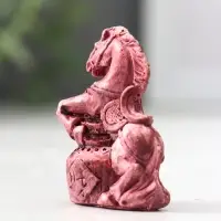 Фигурка «Лошадь на дыбах малая», 2×3×4.5 см, винный