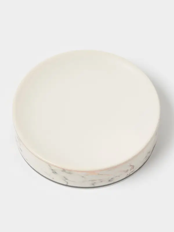 Набор аксессуаров для ванной комнаты &laquo;Афродита&raquo;, 4 предмета, дозатор 380 мл, мыльница, 2 стакана, белый