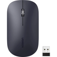 Мышь компьютерная Ugreen MU001 (90372) серо-черный WLS