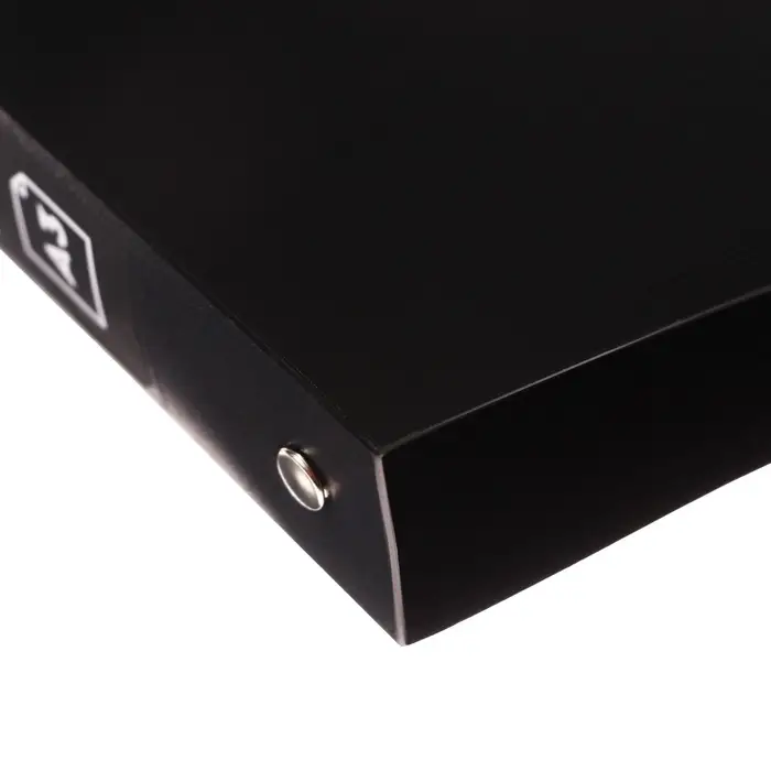 Папка на 4 кольцах А3, Calligrata TOP, 27 мм, 800 мкм, вертикальная, чёрная