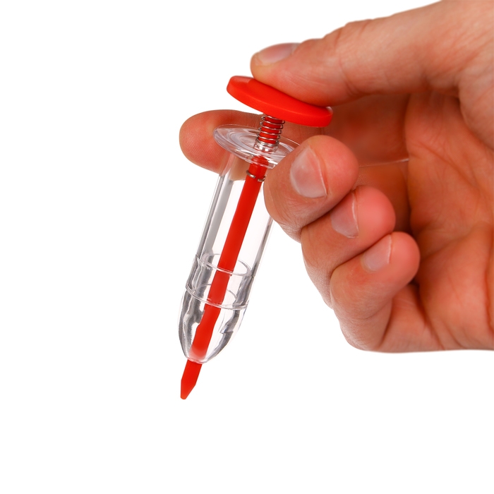 Сеялка ручная, шприц, для точечной посадки семян, пластик