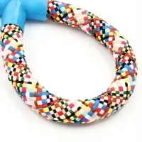 Игрушка тренировочная канатная "Восьмёрка", до 38 см, до 260 г