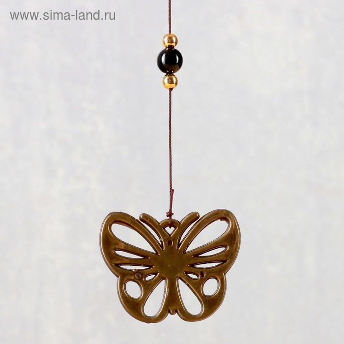 Музыка ветра металл Музыка ветра металл "Бабочка" 3 колокольчика 40 см