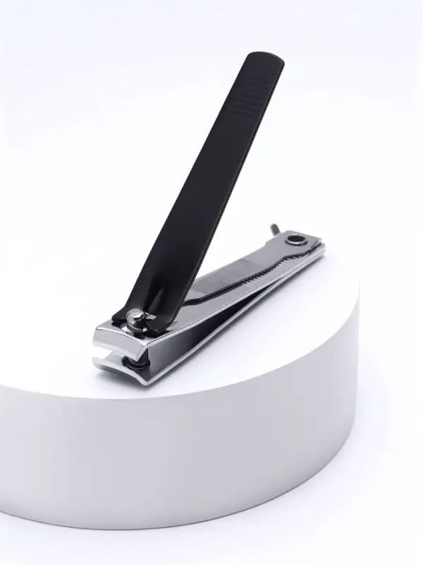 Кусачки - книпсер педикюрные, с пилкой, 8 см, МИКС