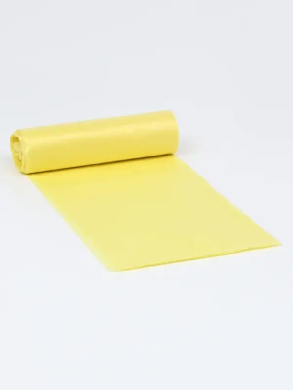 Мешки для мусора в рулоне ароматизированные UpakLand 120 л, лимон ПНД, толщина 20 мкм, 10 шт.