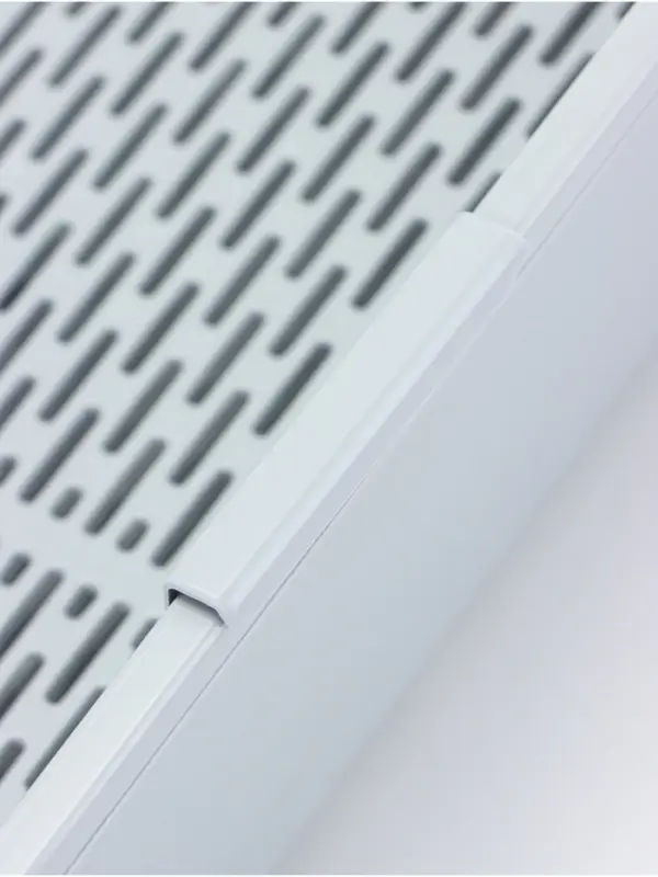 Туалет для кошек &laquo;Марсель&raquo;, 50&times;34.5&times;12 с, глубокий, с сеткой, полипропилен, светло-серый