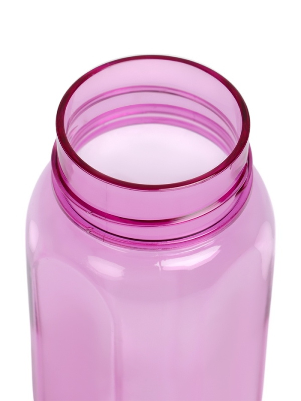 Бутылка для воды спортивная прозрачная, 450 мл, 20 х 8 см, сиреневая Бутылка для воды спортивная прозрачная, 450 мл, 20 х 8 см, сиреневая