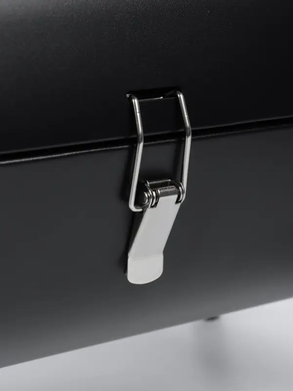 Гриль коптильня, 38×25×35 см, чёрная