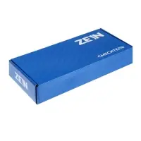 Смеситель для кухни ZEIN Z2103, двухвентильный, силиконовый излив, белый/хром