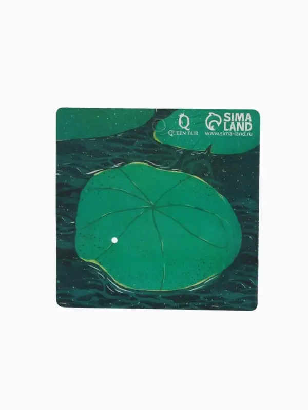 Значок &laquo;Лягушонок&raquo;, с магнитофоном, зелёный