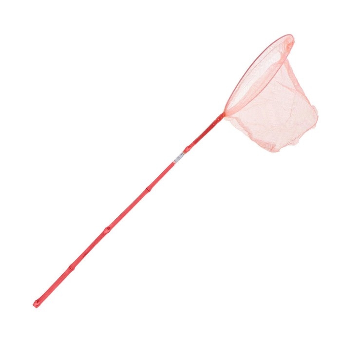 Сачок детский, бамбуковая ручка 58 см, d=24 см, цвета МИКС Сачок детский, бамбуковая ручка 58 см, d=24 см, цвета МИКС