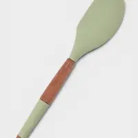 Лопатка кухонная &laquo;Сильвуд&raquo;, 29.8&times;6 см, силикон, зелёная