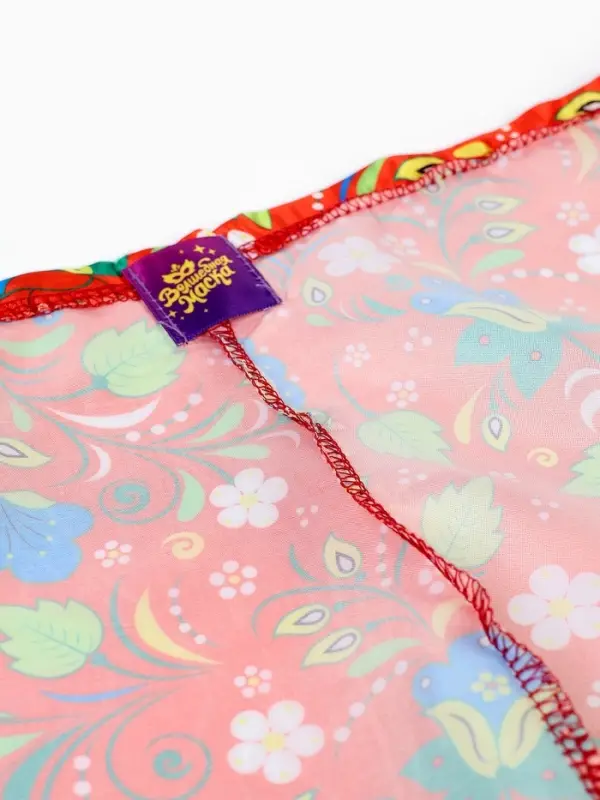 Карнавальный набор "Народная краса" юбка р-р 40-48, воротник, повязка, цвет красный