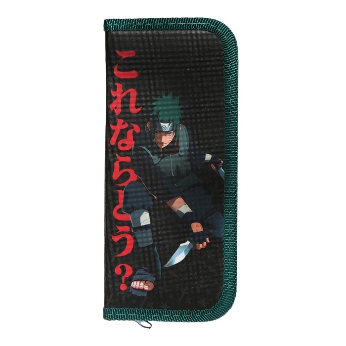 Пенал 1 секция, 90 х 195 х 25 мм, Calligrata  Пенал 1 секция, 90 х 195 х 25 мм, Calligrata "Аниме боец", ламинированный картон