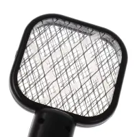 Мухобойка Bl-S, электрическая, портативная, Led подсветка, USB, чёрная