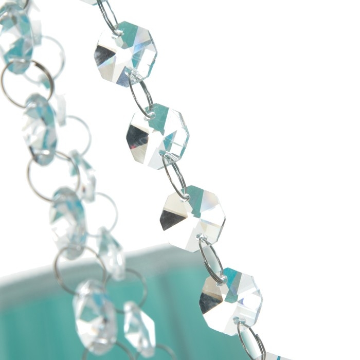 Люстра Люстра "Мария" 8хЕ14 25Вт лазурный 72х72х60-90 см BayerLux