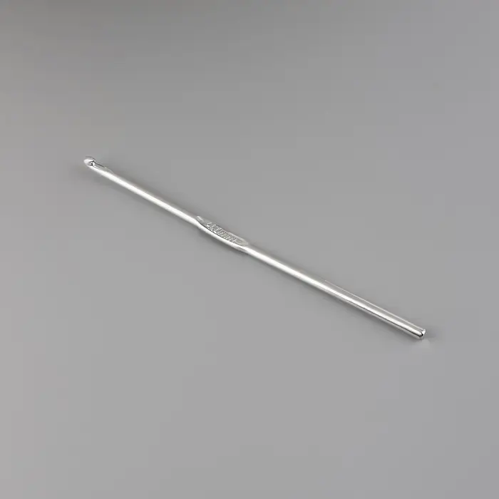 Крючок для вязания, с анодированным покрытием, d=4 мм, 15 см