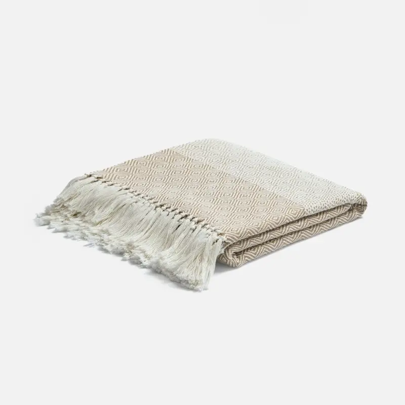 Плед Ladakh, бежевый Плед Ladakh, бежевый