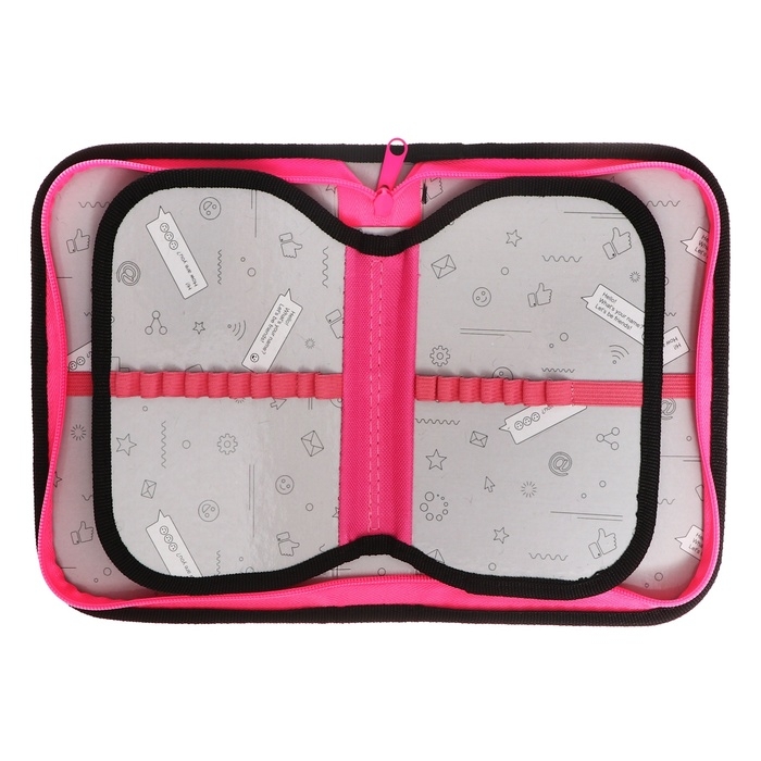 Пенал 3 секции, вкладка внутри, 140 х 210 х 40 мм, тканевый, Calligrata TOP Block  Пенал 3 секции, вкладка внутри, 140 х 210 х 40 мм, тканевый, Calligrata TOP Block "Кеды"