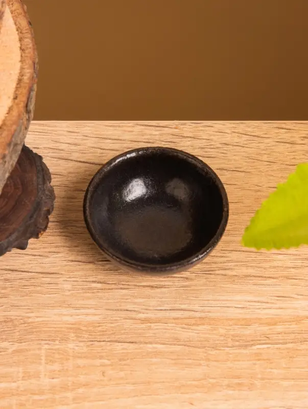 Соусник, 4.5×4.5×2 см, керамика, чёрный матовый Соусник, 4.5×4.5×2 см, керамика, чёрный матовый