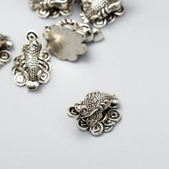 Сувенир кошельковый металл Сувенир кошельковый металл "Денежная жаба" 1,5х1,2 см