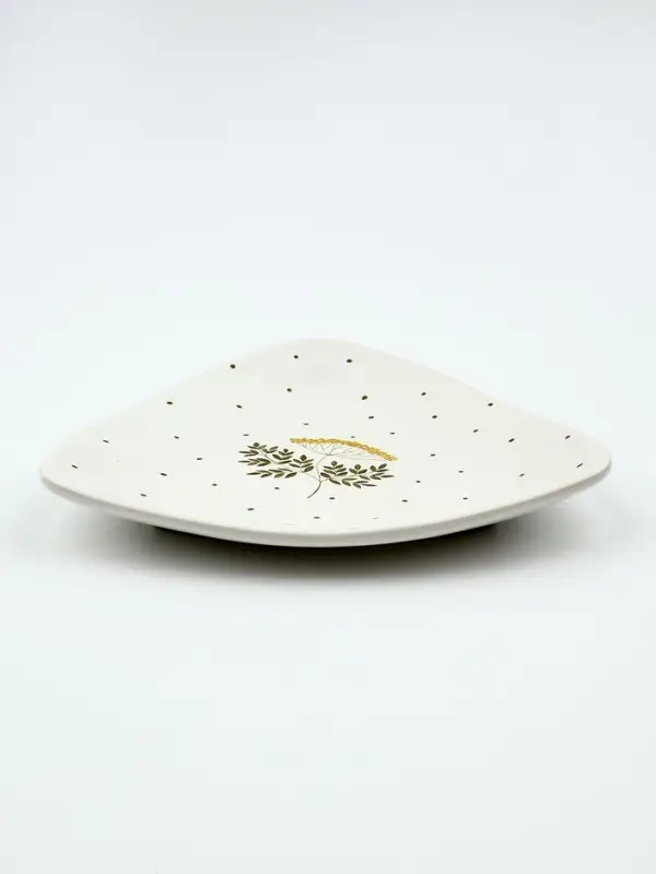 Тарелка керамическая плоская &laquo;Флора&raquo;, 18&times;18 см, Dolce Ceramo