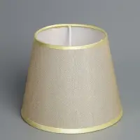 Абажур BayerLux &laquo;Бридж&raquo;, E27 или E14, золотистый, 16&times;16&times;13 см