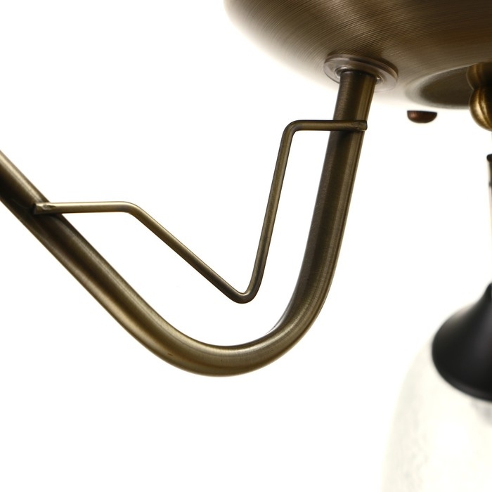 Люстра Люстра "Эсм BayerLuxина" 3хЕ27 40Вт бронза 47х47х19 см BayerLux