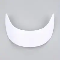 Козырёк для кепки, гнутый, 5.5×19 см, белый