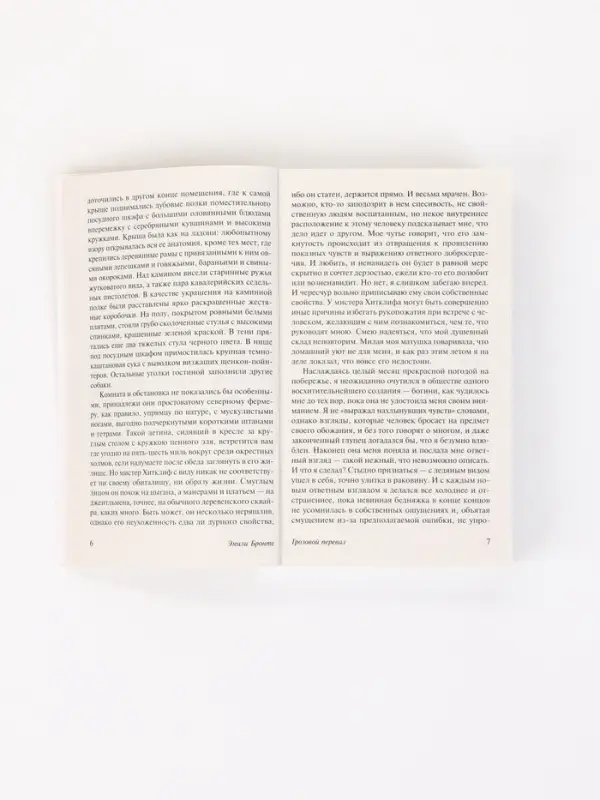 Книга &laquo;Грозовой перевал&raquo;, Эмили Бронте