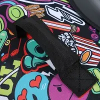 Тюбинг – ватрушка «Стикеры», диаметр чехла 110 см, разноцветная, чёрная, Winter Star