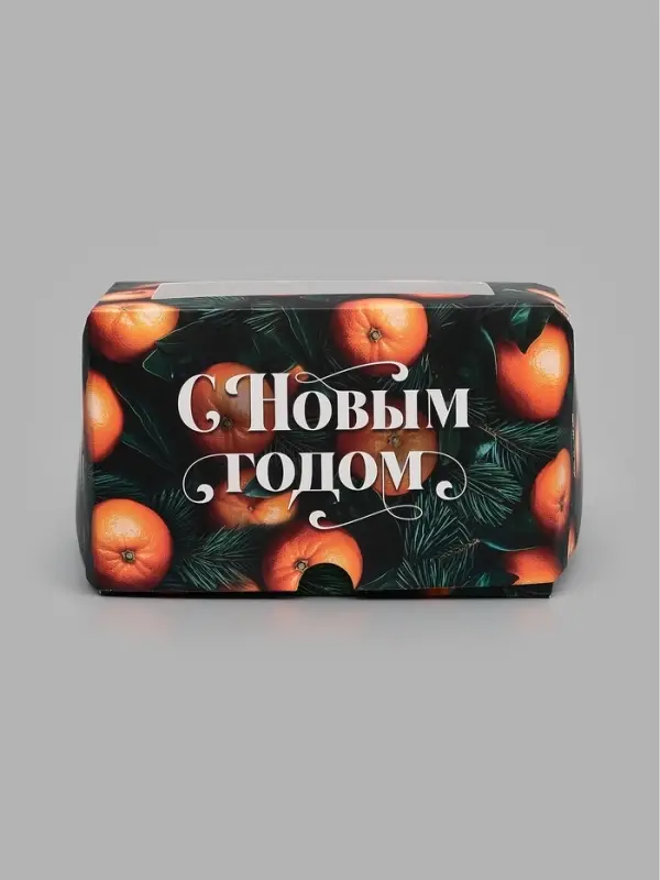 Коробка для 2 капкейков &laquo;Мандарины&raquo;, 10 х 16 х 10 см