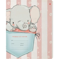 Тетрадь школьная 12 л., кос.лин. КАРМАННЫЕ ЖИВОТНЫЕ в ассорт., 7-12-936/3