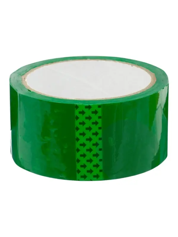 Скотч упаковочный 48 мм 40 м 40 мкм, зелёный