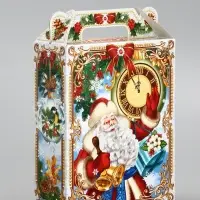 Подарочная коробка новогодняя «Дети», для сладких подарков,14×6×21 см