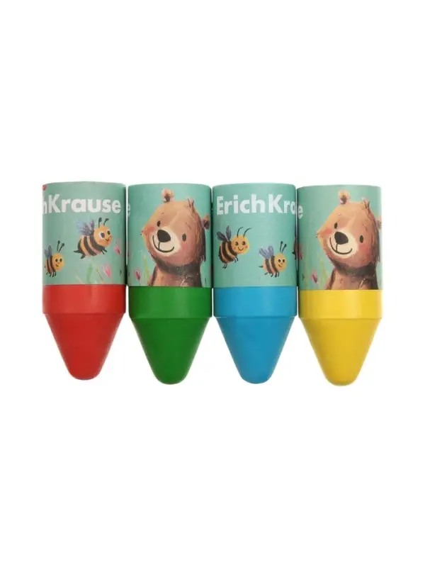 Восковые мелки 4 ErichKrause, Baby, Jumbo, Bee, Wax