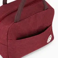 Термосумка на молнии, объём 6 л, цвет бордовый