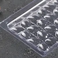 Форма для шоколада «Лепестки», пластик, 20.5×10×1 см, прозрачная