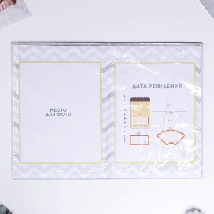 Папка для свидетельства о рождении «Слоник», А5