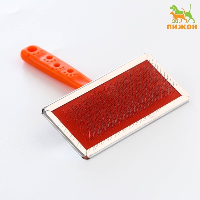 Пуходерка  Пуходерка "Лапки" большая без капель, 12 х 13 см, оранжевая