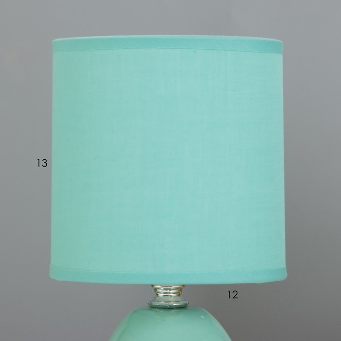 Лампа настольная 48472/1GN E14 40Вт зеленый 12,5х12,5х27 см RISALUX