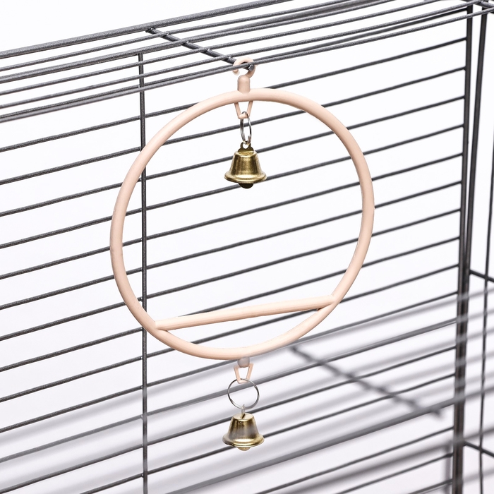 Клетка для птиц Клетка для птиц "Пижон" №104, разборная, 1 секция, 58 х 40 х 48см, бежевая