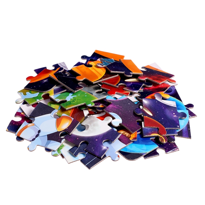 Пазл в термостакане «Космическая история», 54 детали, 250 мл