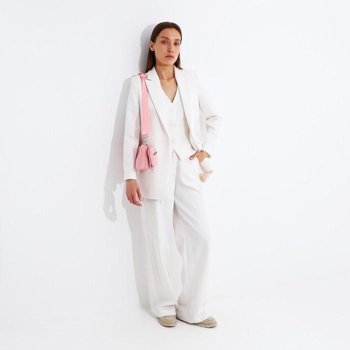 Сумка кросс-боди на молнии, цвет розовый Сумка кросс-боди на молнии, цвет розовый