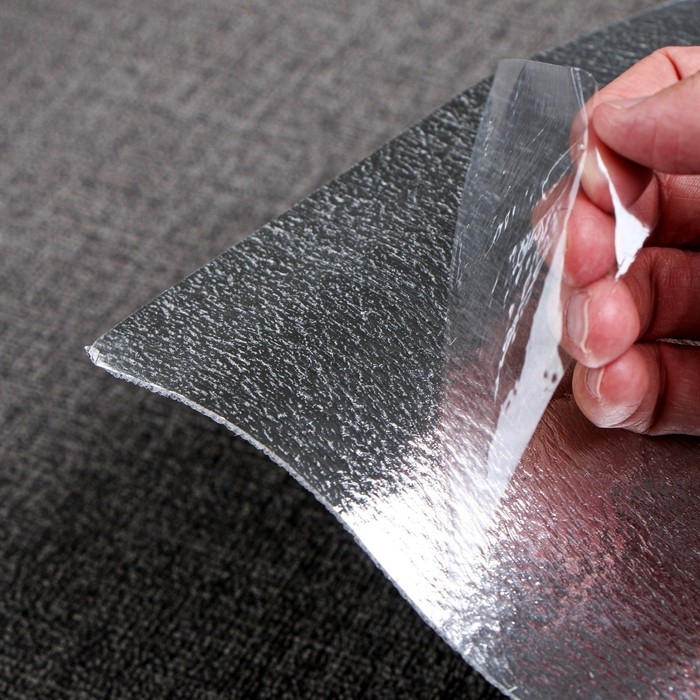 Панель ПВХ самоклеящаяся в рулоне серая, 2,8м, 50см, толщ2мм Панель ПВХ самоклеящаяся в рулоне серая, 2,8м, 50см, толщ2мм