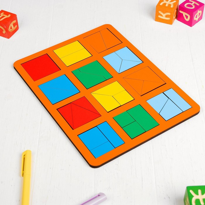 «Сложи квадрат» Б.П.Никитин, 1 уровень (макси), МИКС «Сложи квадрат» Б.П.Никитин, 1 уровень (макси), МИКС