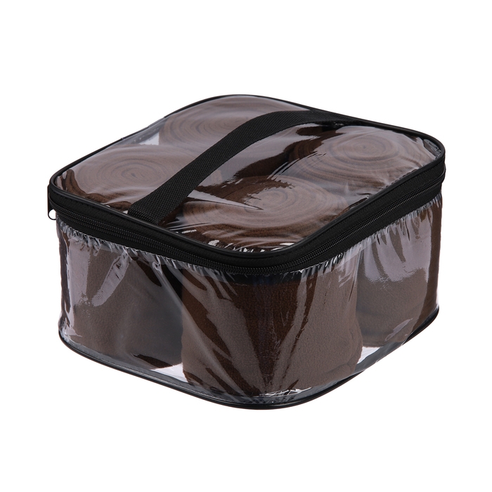 Бинт флисовый 3 м, коричневый,  набор 4 шт Бинт флисовый 3 м, коричневый,  набор 4 шт