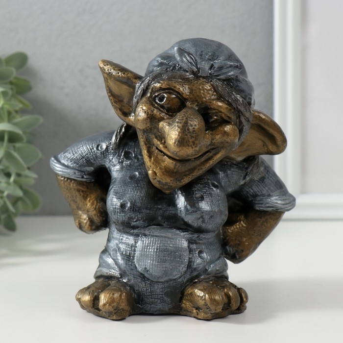 Копилка Копилка "Тролчиха Петровна" 14,5х 14х11 см.